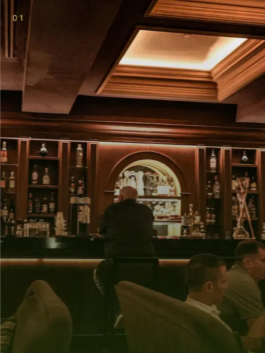 the bar